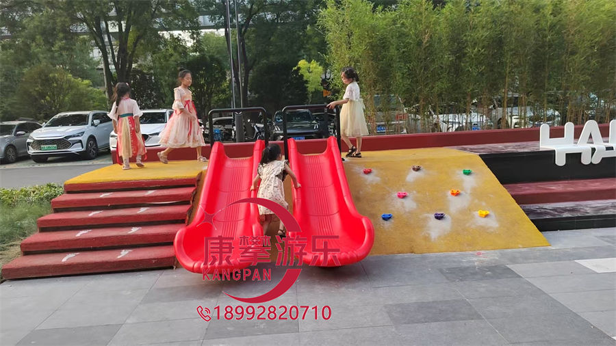 西安長(zhǎng)安區(qū)戶(hù)外廣場(chǎng)兒童游樂(lè)設(shè)施案例