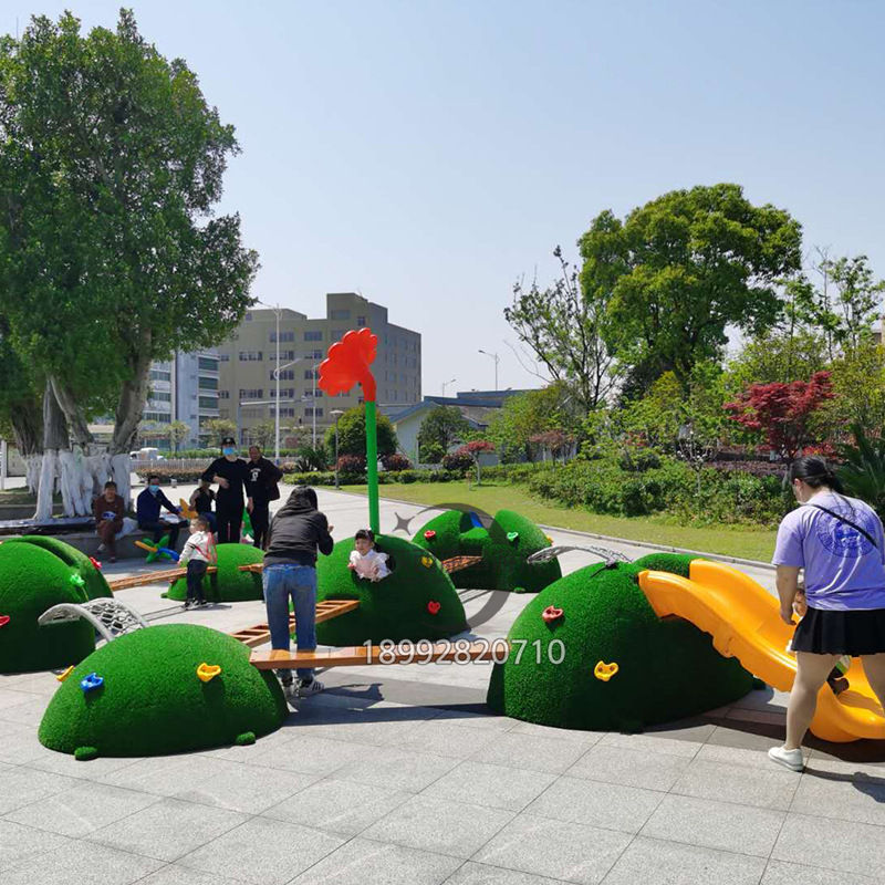 幼兒園多變可移動小山丘攀爬組合